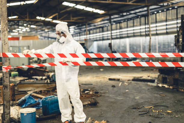 Professional Biohazard technician working in Commerce City, CO